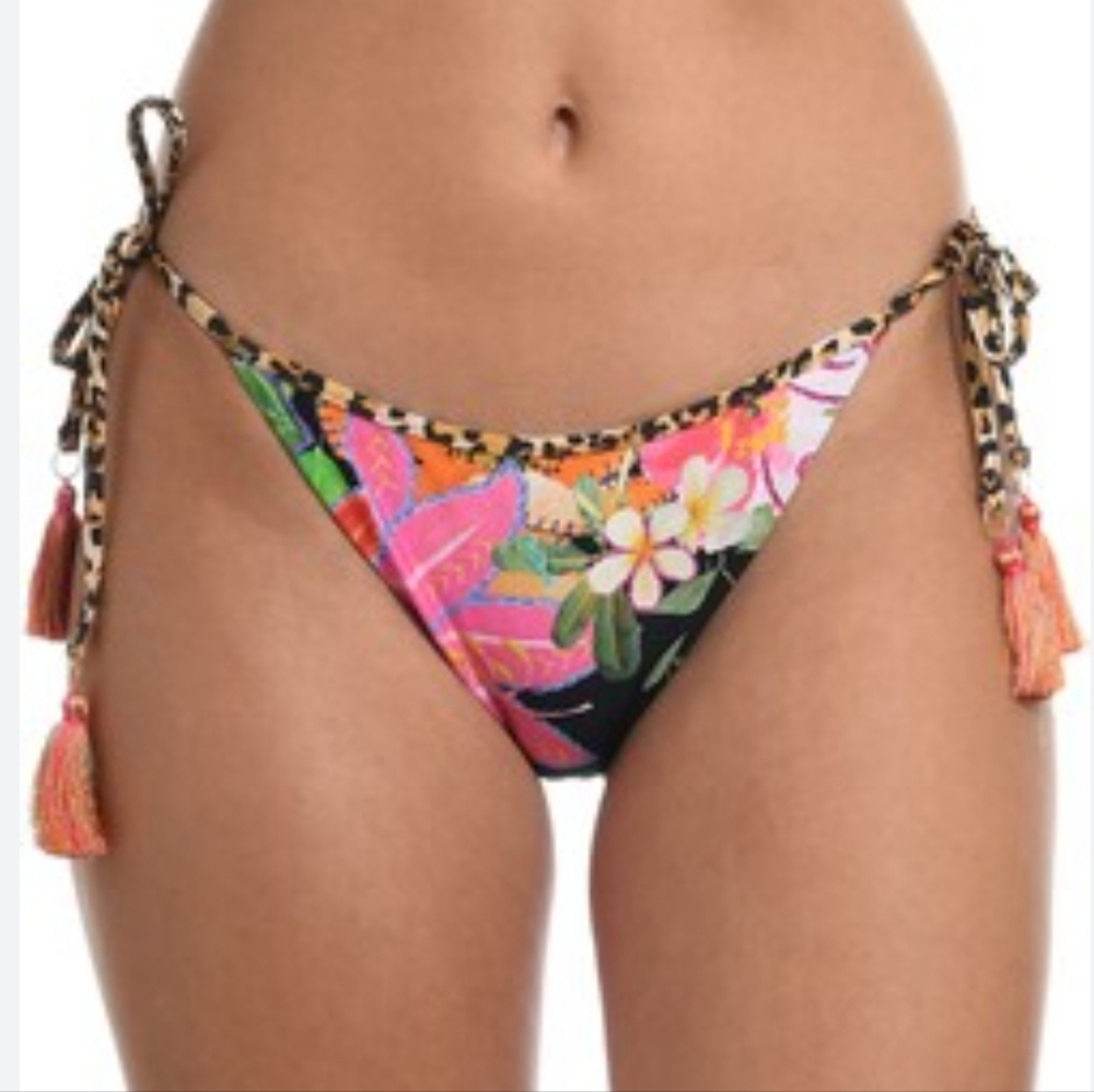 NWT Sunshine 79 Women's Reversible Side Loop Hipster Bikini Swimsuit Bottom
